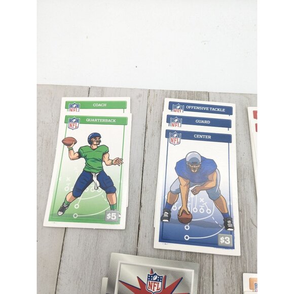 NFL-OPOLY Junior Game Replacement Cards Property Deeds And Gear Up - Picture 2 of 11